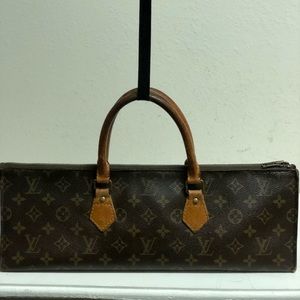 Louis Vuitton monogram sac tricot triangle bag